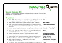 General Subjects 303 General Subjects 303